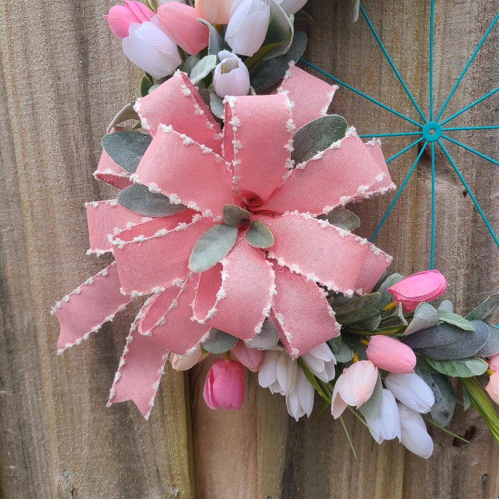 Spring Easter wreath - Picture 5 of 8
